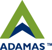 Adamas Pharmaceuticals Logo for a testimonial regarding work completed planning configuration and rollout of Viva Promomats DAM by DAMGeeks with partner ICP.